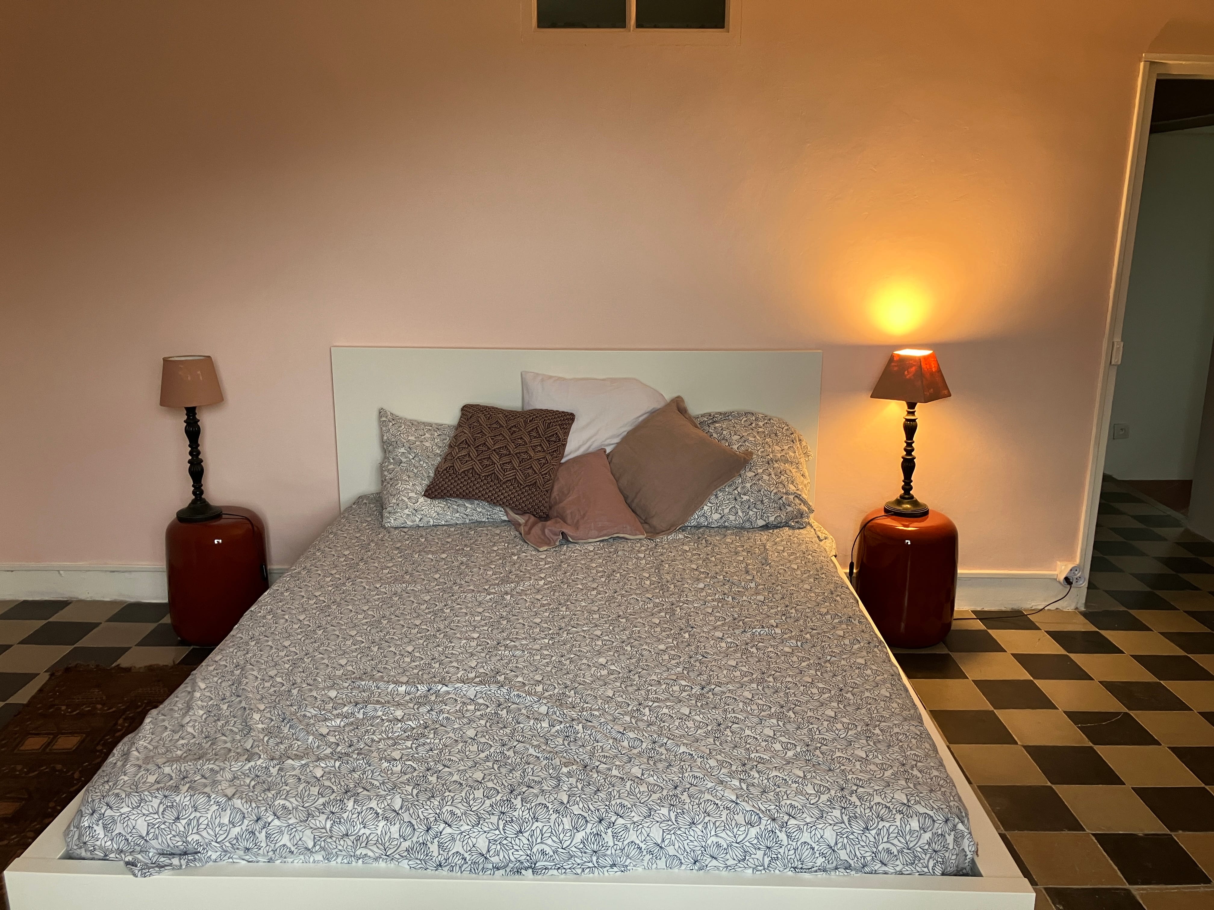 Chambre Rose — chambre romantique aux teintes roses, Atelier Ilys Pierrerue — photo 1