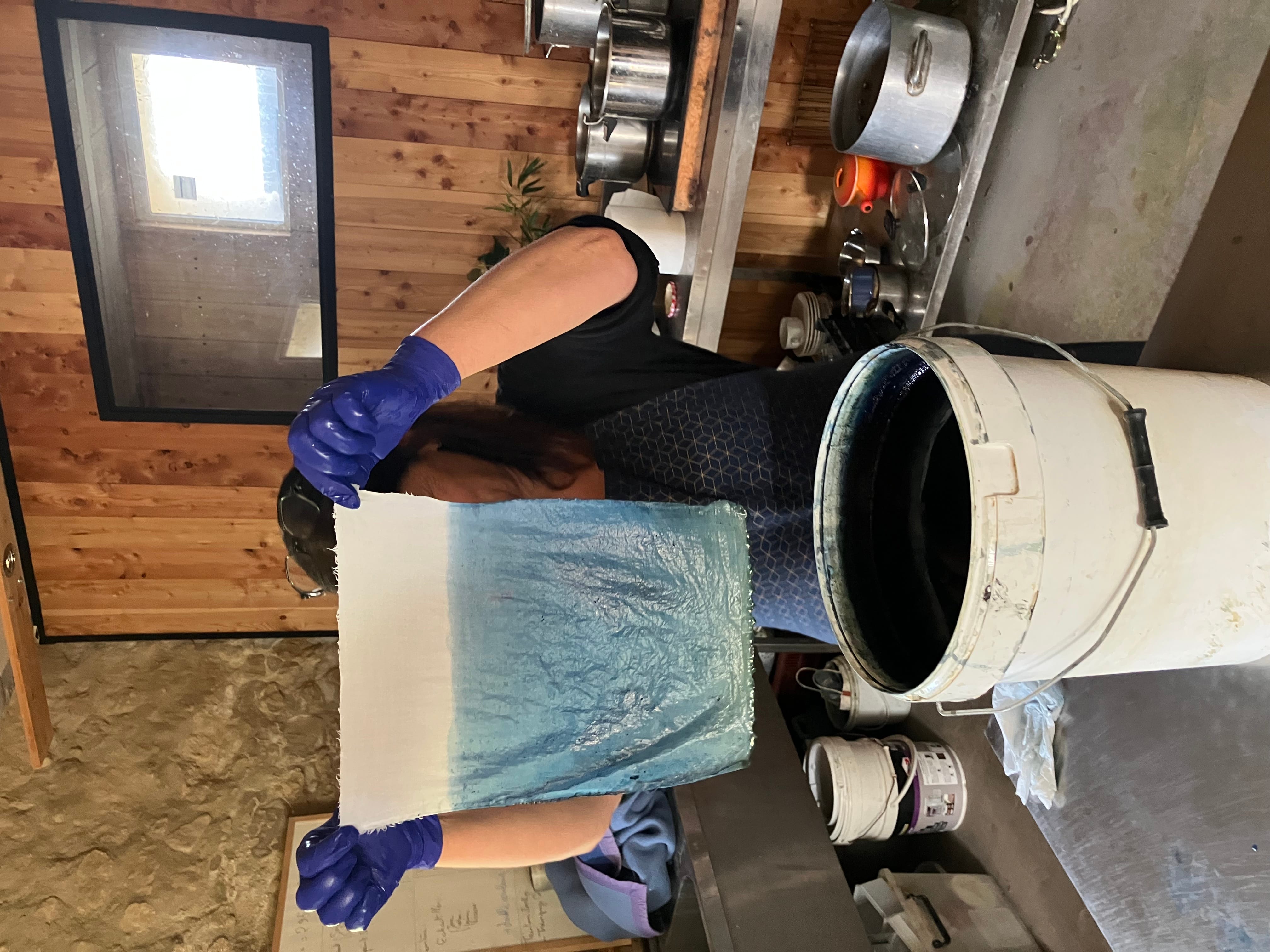 monter sa première cuve d'indigo